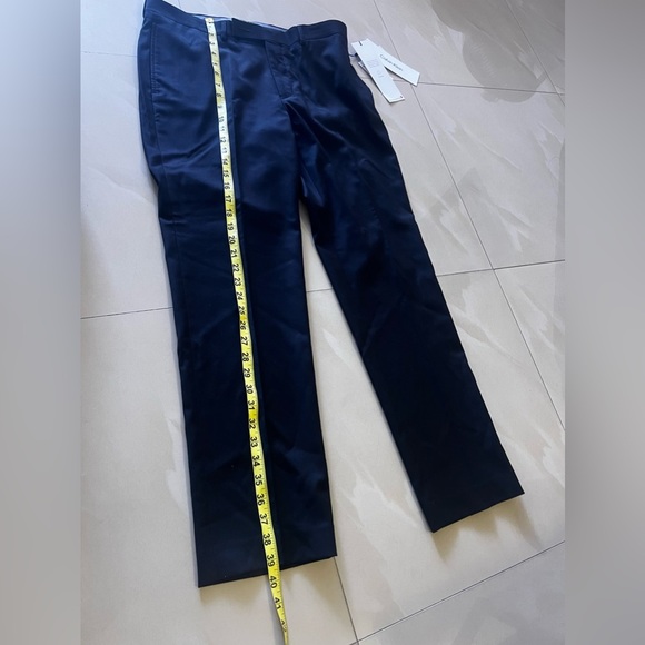 Calvin Klein Size 34W 30L STRAIGHT FIT New Pants black pockets men - Picture 8 of 16